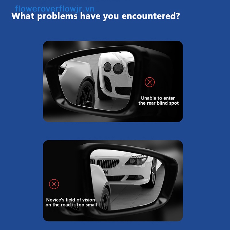 Gương Chiếu Hậu 3 Trong 1 Xoay 360 Độ Nhìn Điểm Mù Tiện Dụng Cho Xe Hơi