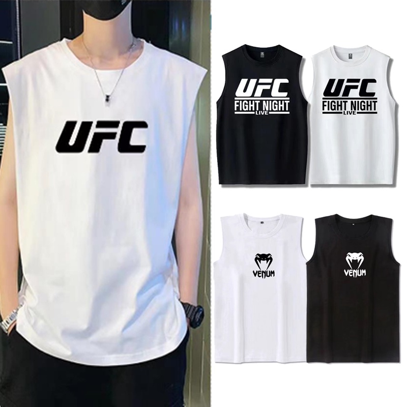 Áo Thun cotton Tay Ngắn Cổ Tròn In Hình boxing ufc Mới Cho Nam