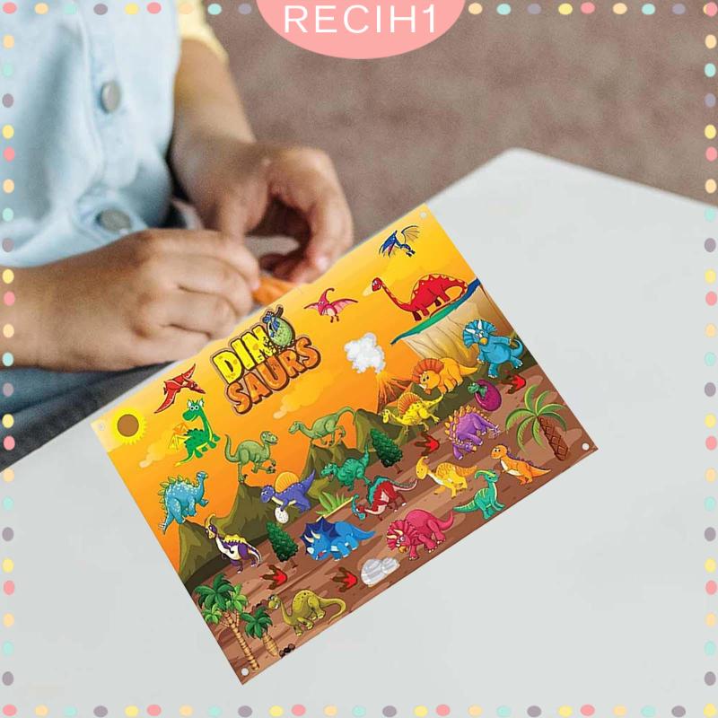 Bảng Nỉ Treo Tường Hình Động Vật Hỗ Trợ Dạy Học DIY Cho Bé