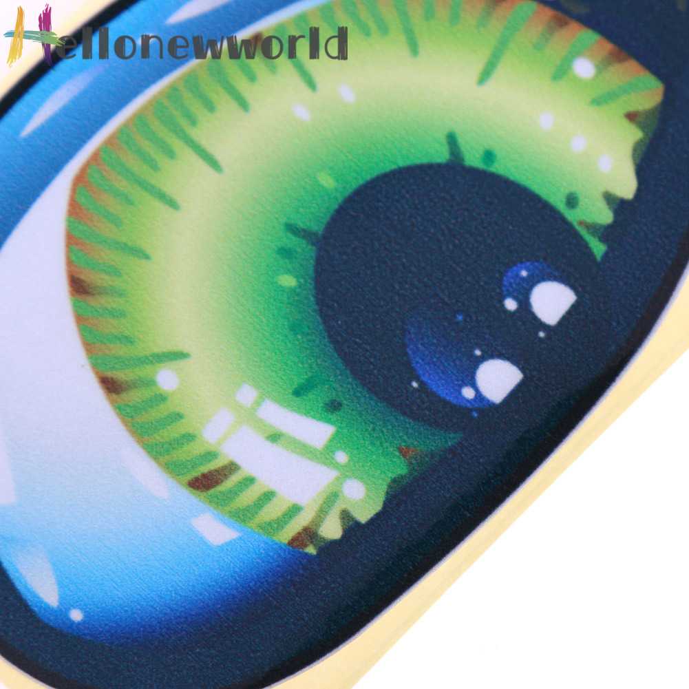 Bộ 2 Miếng Dán Hình Đôi Mắt 3D Trang Trí Cửa Sổ Xe Hơi