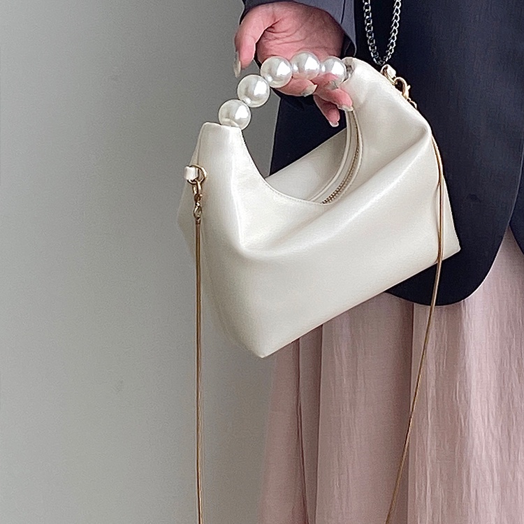 Túi Xách Đeo Chéo Đính Ngọc Trai Thời Trang Cao Cấp Dành Cho Nữ