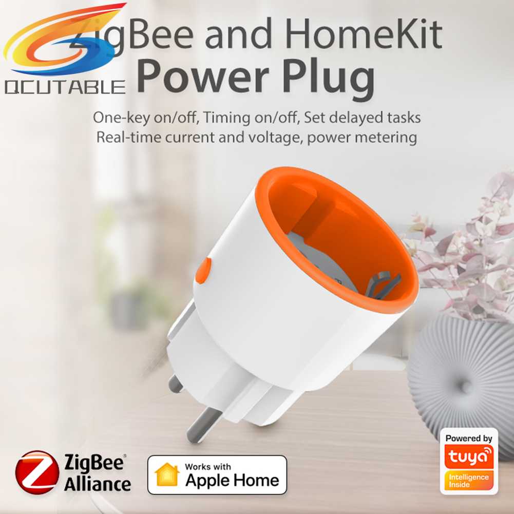 Ổ Cắm Điện Thông Minh EU Plug HomeKit Và ZigBee 3.0 2.4GHz 16A