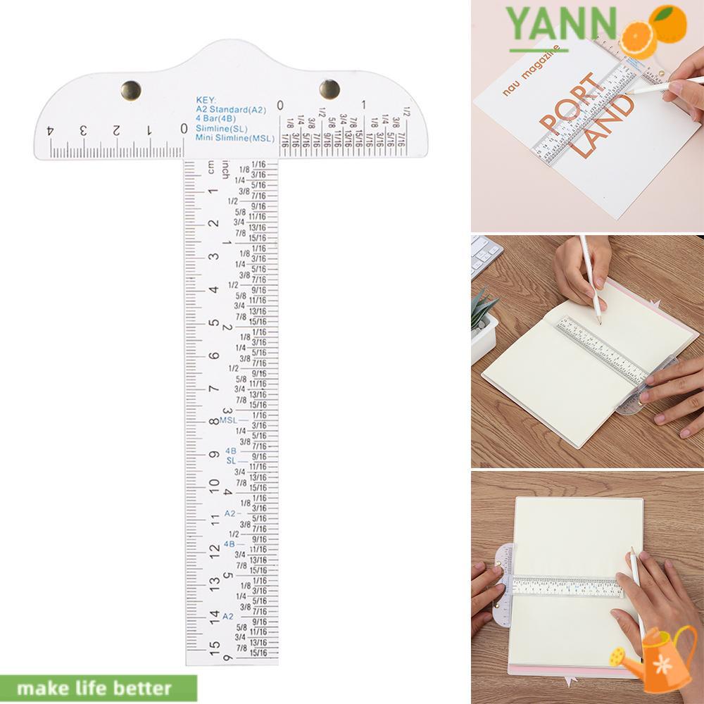 Thước Đo Chữ T Trong Suốt Bằng Acrylic 1 Inch Tiện Dụng