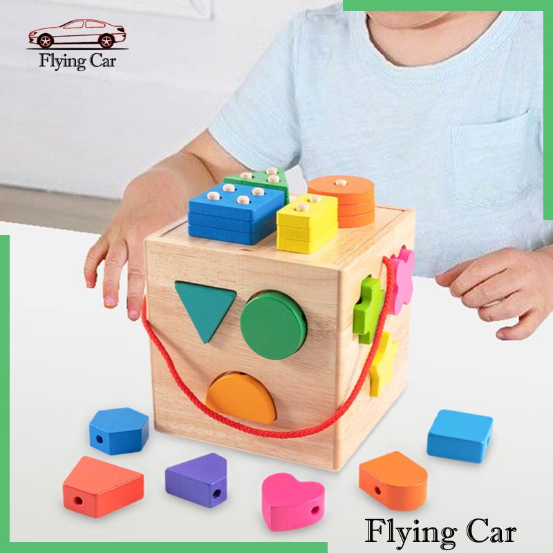 Hộp Đồ Chơi Lắp Ráp Bằng Gỗ Lzdjfmy2 Dành Cho Bé Mẫu Giáo 2-3 Tuổi