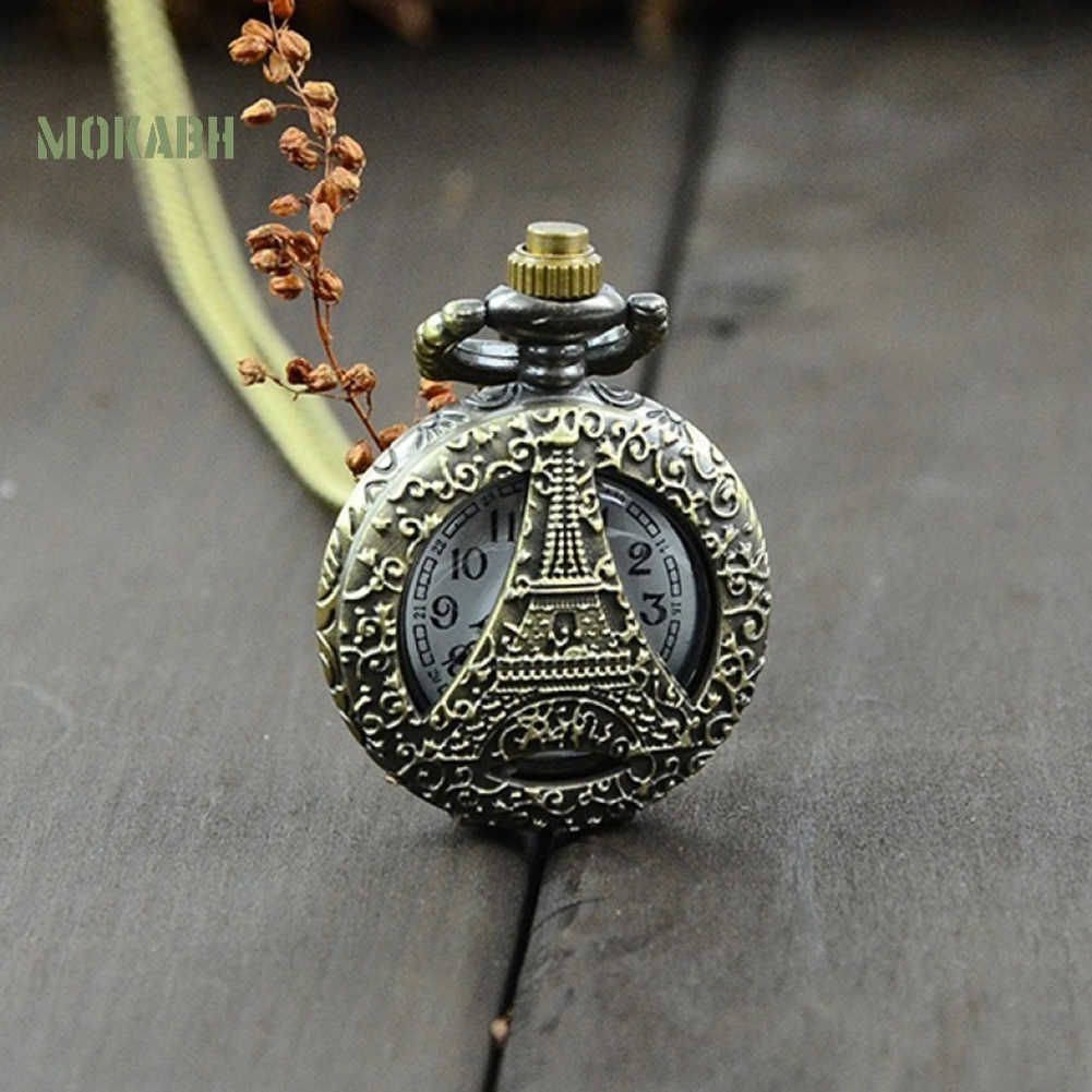 Đồng Hồ Quả Quýt Chạm Khắc Phong Cách Steampunk Cổ Điển