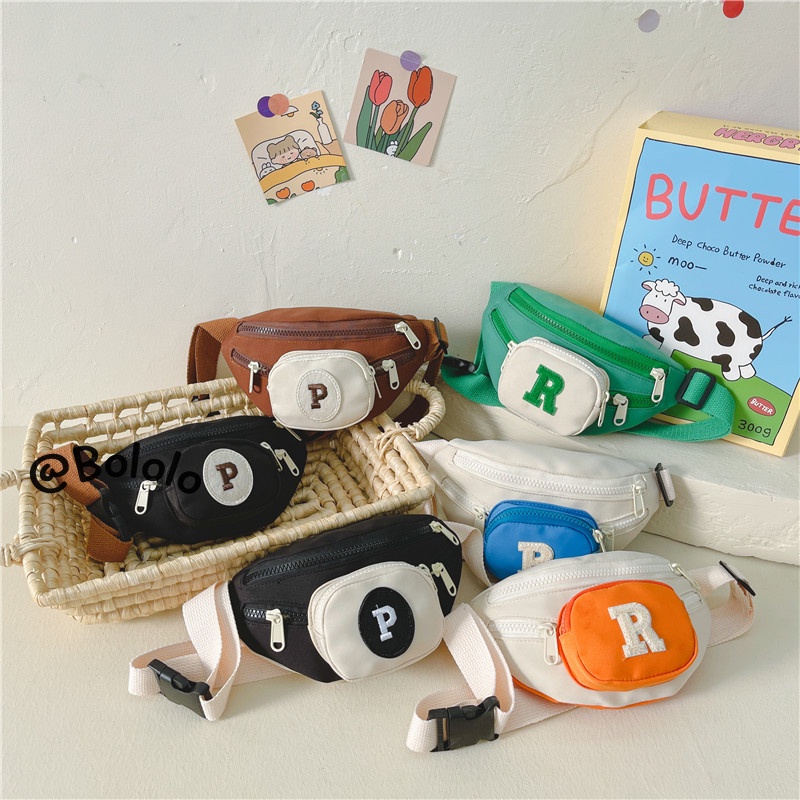 Bololo Túi Đeo Chéo Phối Màu Dễ Thương Phong Cách Hàn Quốc Dành Cho Nữ