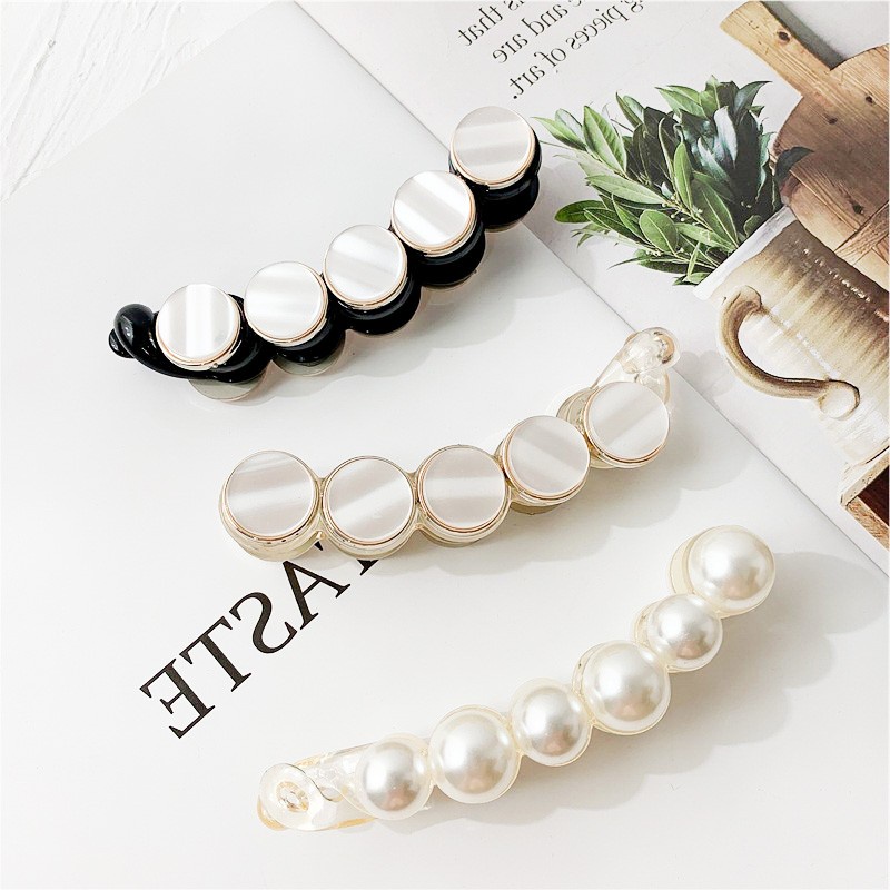 Kẹp Tóc Đính Hạt Ngọc Trai Mới Thời Trang Mùa Hè 2023