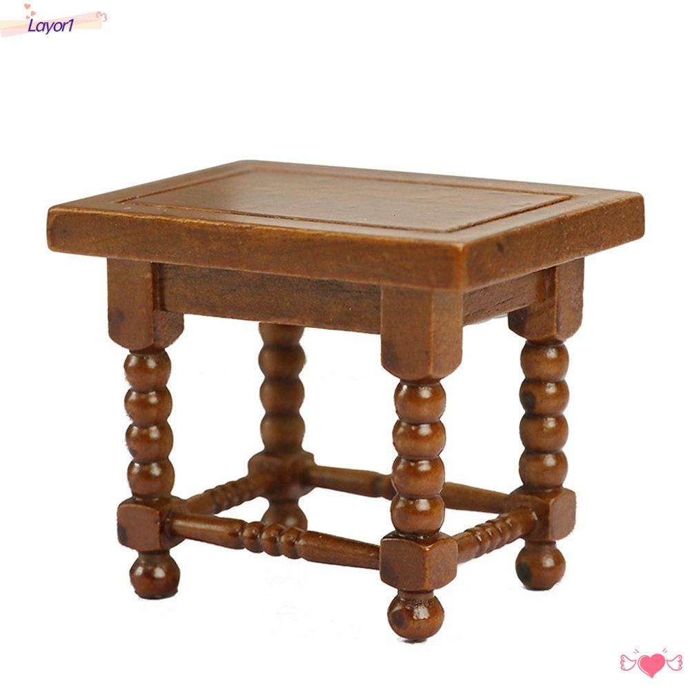 Bàn Cà Phê Mini Tỉ Lệ 1: 12 Trang Trí Nhà Búp Bê LAYOR1