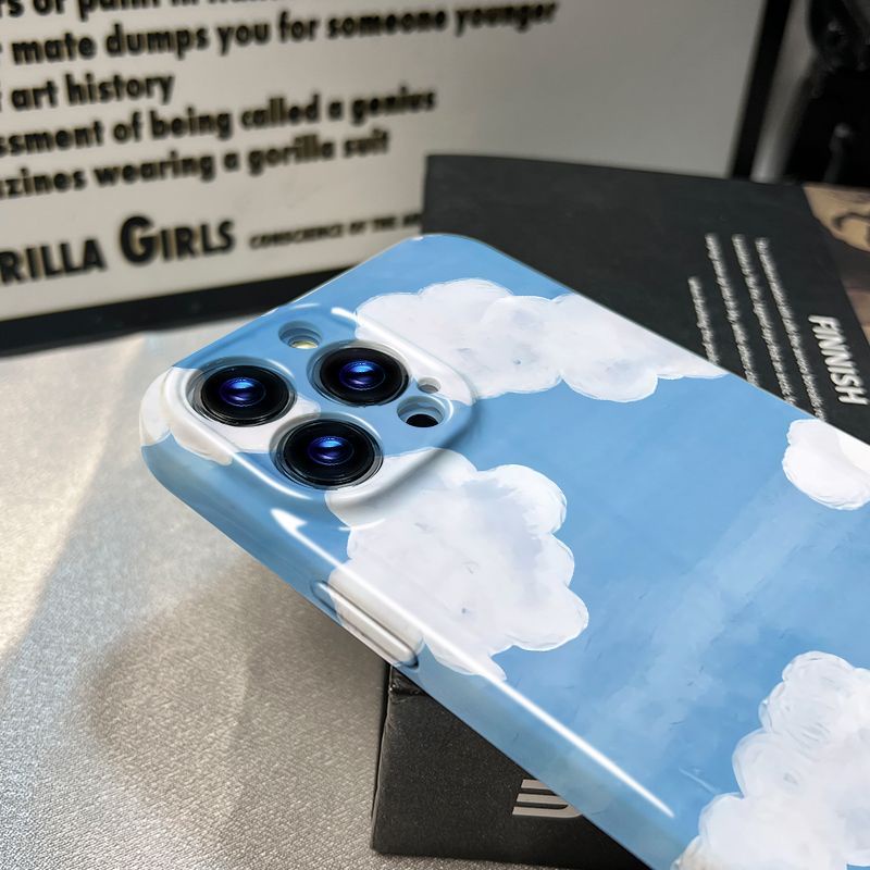 Ốp Điện Thoại Họa Tiết Tranh Sơn Dầu Lấp Lánh Cho Iphone14xr Promax / 13 / 11xs12