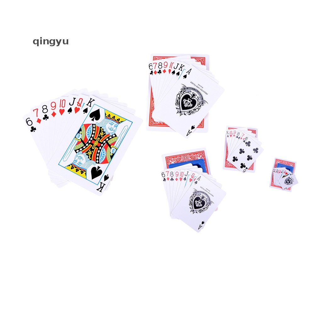 Bộ Thẻ Bài Ảo Thuật qingyu Thu Gọn Độc Đáo Thú Vị Bộ Thẻ Bài Ảo Thuật &amp; Huấn Luyện Ảo Thuật Thu Gọn Được Mẫu Mới Dành Cho Tiệc Tùng Sân Thẻ Thu Gọn Được Bán Chạy