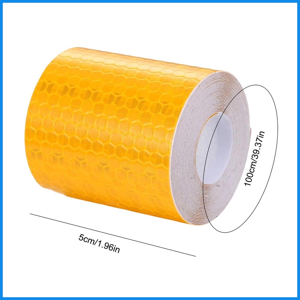 Băng Keo Dán Phản Quang Cảnh Báo An Toàn Chống Thấm Nước Bảo Vệ Cho Xe Hơi DIY