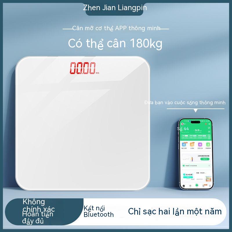 Cân Sạc Chính Xác Cân Điện Tử Cân Mỡ Cơ Thể Có Độ Chính Xác Cao Cân Mỡ Gia Dụng Cân Mỡ Giảm Cân Cho Các Cô Gái