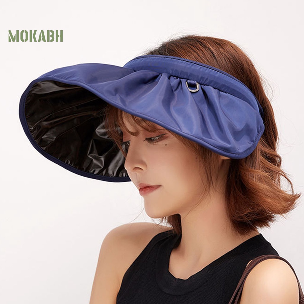 Nón Chống Nắng Thoáng Khí Trọng Lượng Nhẹ Màu Sắc Đơn Giản Cho Nữ