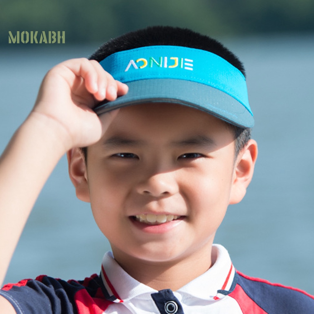 Mũ Lưỡi Trai Nửa Đầu Chống Nắng Thoáng Khí Thời Trang Mùa Hè Cho Bé