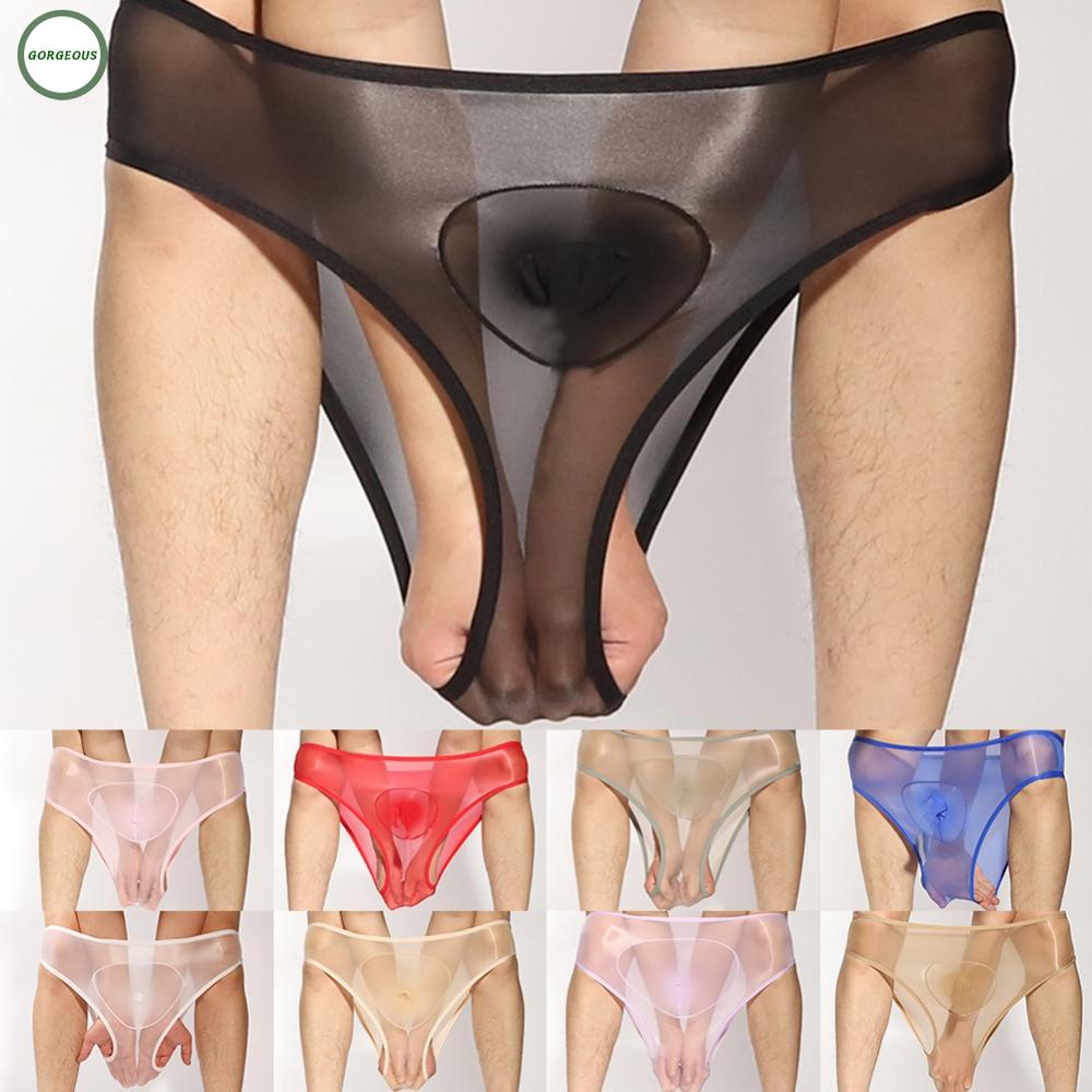 New Coming~Sheer Nylon Stretch Pantyhose Shorts Sexy and Seamless Underwear for Men and Women#Home Essentialses