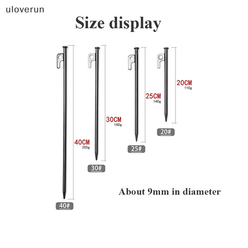 1 Cọc Dựng Lều Bằng Thép Chất Lượng Cao