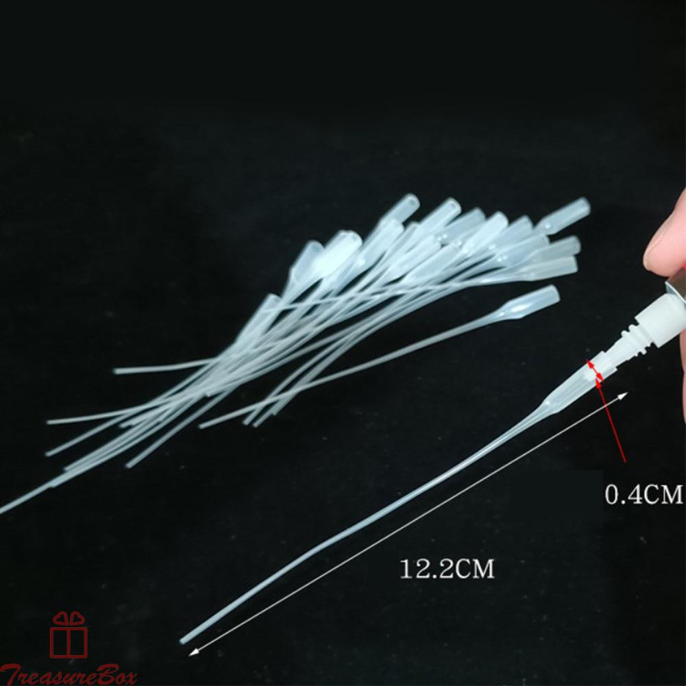 Plastic Dropper 10pcs 3ml High Transparency Silicone Oil Sampling Pipette