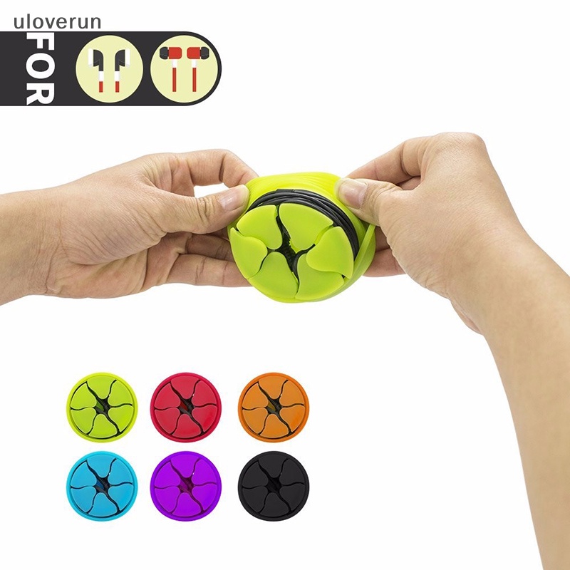 Hộp Silicon Mini Đựng Dây Cáp Tai Nghe Tiện Dụng