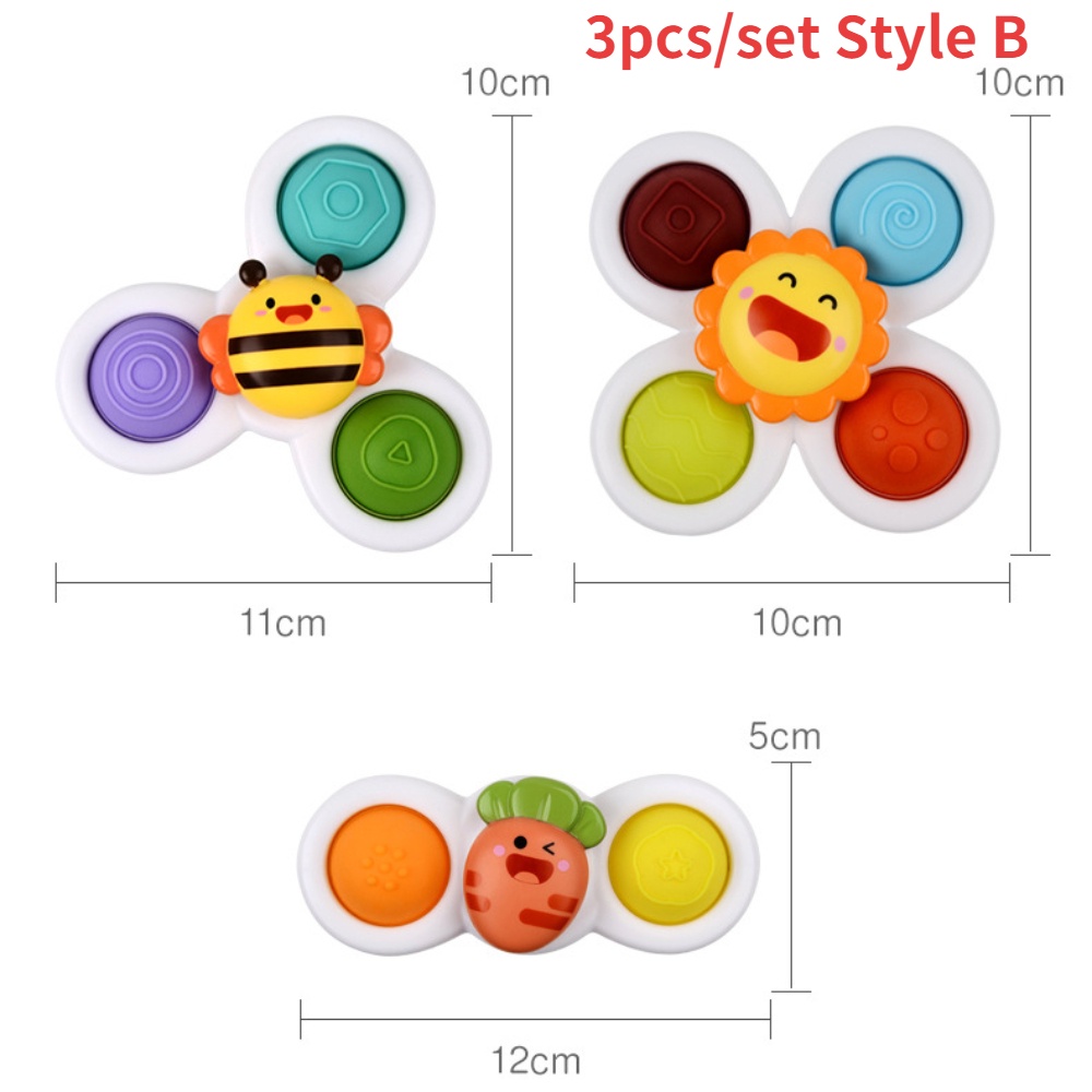 Set 3 Con Quay Đồ Chơi Fidget Spinner MàU SắC NgẫU Nhiên GiúP GiảM Stress Cho Trẻ Em
