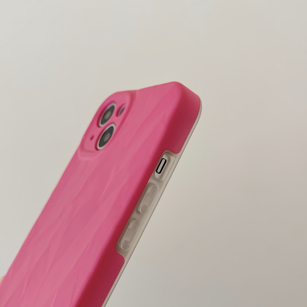 Ốp Điện Thoại Nhựa PC Cứng Chống Sốc Màu Bưởi Đơn Giản Cho iPhone 14 13 12 11 PRO MAX