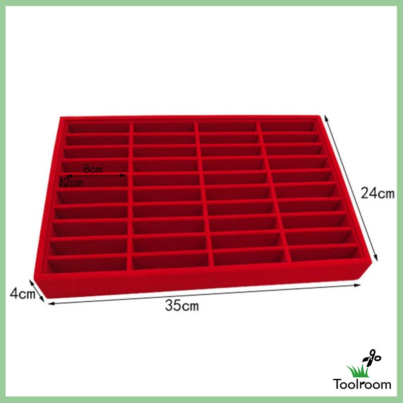 Khay Đựng Vòng Tay 40 Ngăn Màu Xám Thời Trang Cho Nam Và Nữ