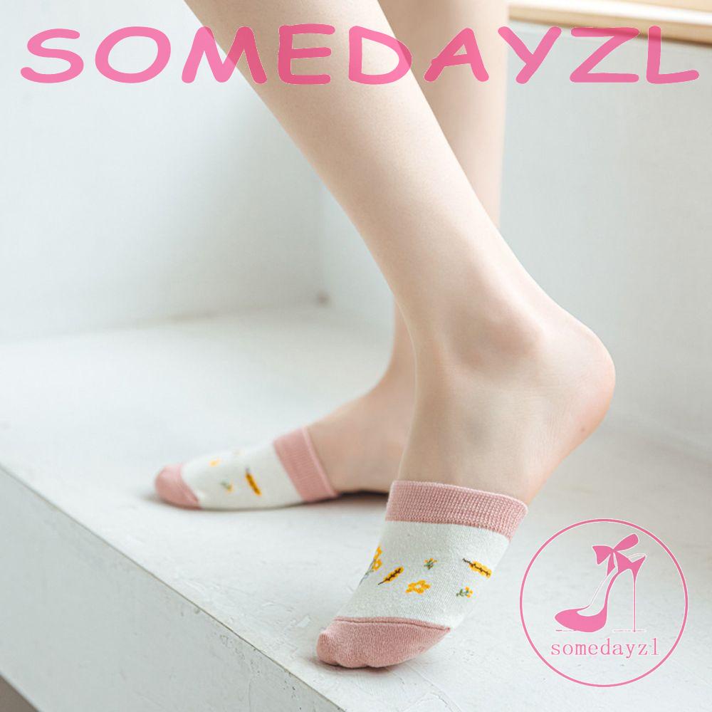 Vớ Cotton Ngắn Họa Tiết Hoa Hoạt Hình Nhật Bản Thoải Mái Thời Trang Mùa Hè Cho Nữ