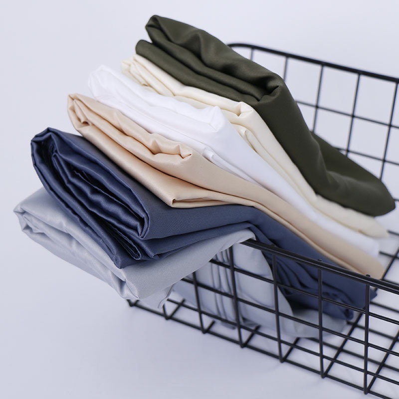 Khăn Trùm Đầu Bằng Lụa Satin Mềm Màu Trơn 180 * 70cm Phong Cách Hồi Giáo Cho Nữ DIY