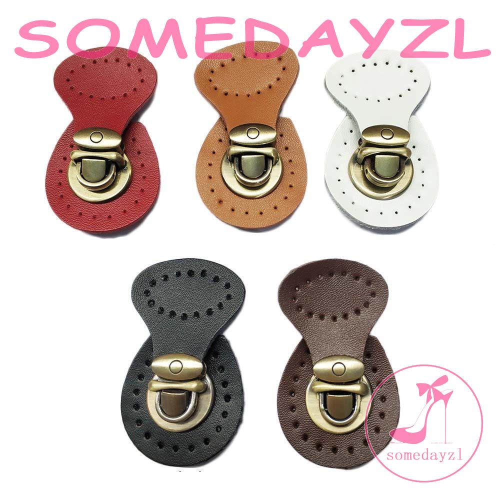 Khóa Dây Thắt Nút Xoắn Bằng Da Thật Bền Bỉ Dành Cho Túi Xách Hành Lý