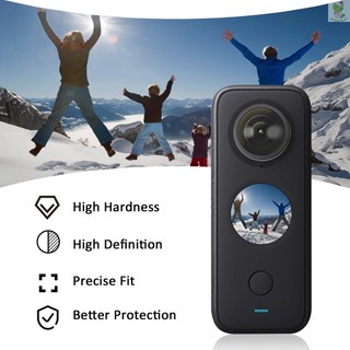 2pcs Action Camera Lens Guards Protector Double Optical Coating Replacement for Insta360 ONE X2   Came-6.5