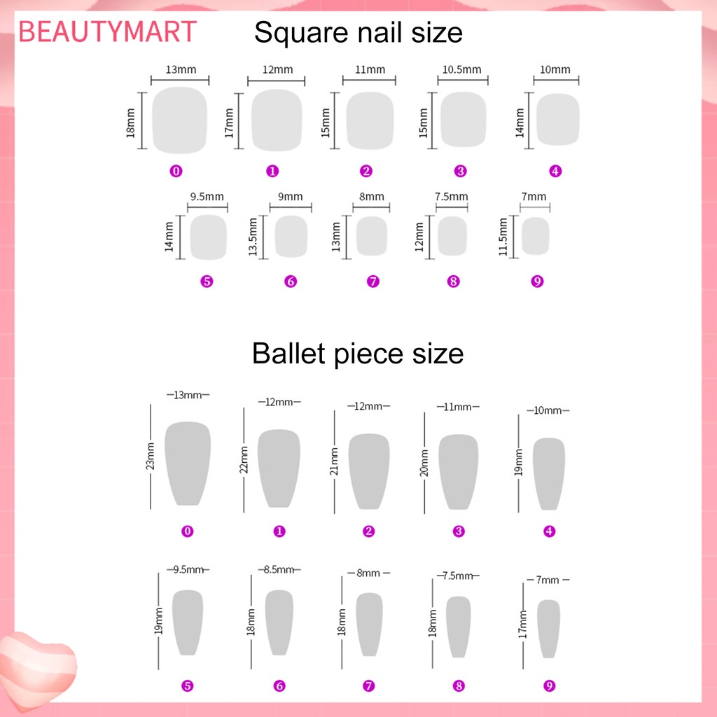 Bộ 24 Miếng Dán Móng Tay Bằng ABS Thân Thiện Với Môi Trường Chống Mòn Có Thể Tái Sử Dụng