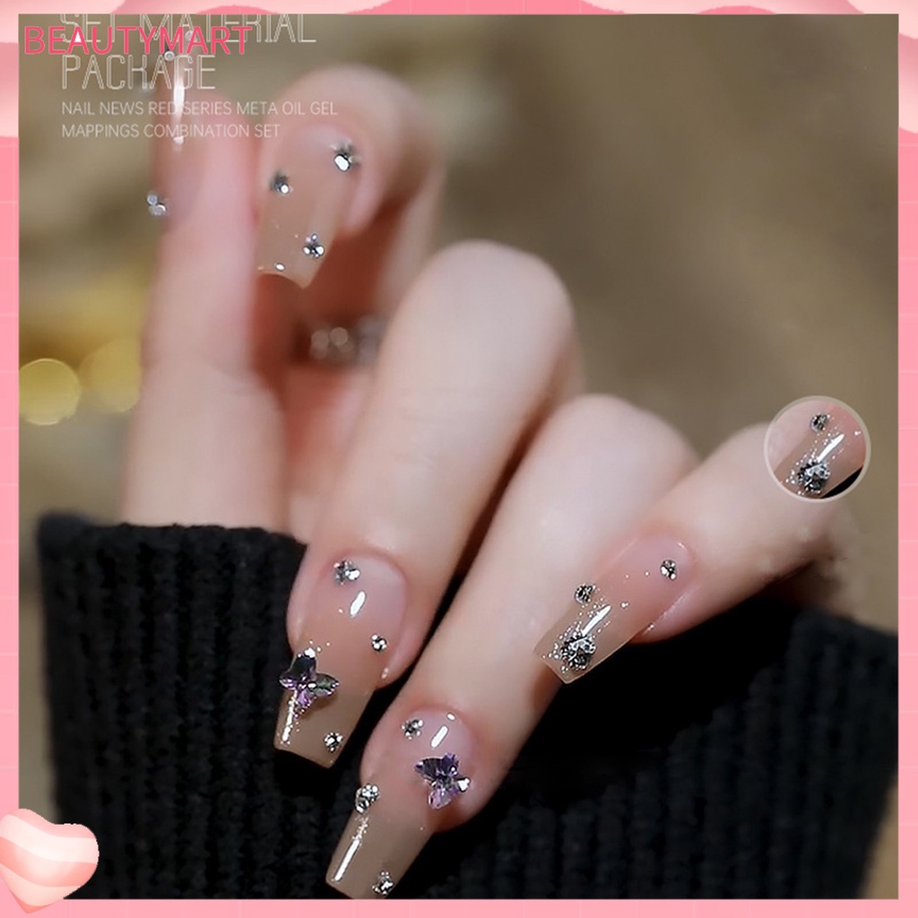 1 Túi Hạt Kim Cương Giả Lấp Lánh Dùng Trang Trí Móng Tay DIY