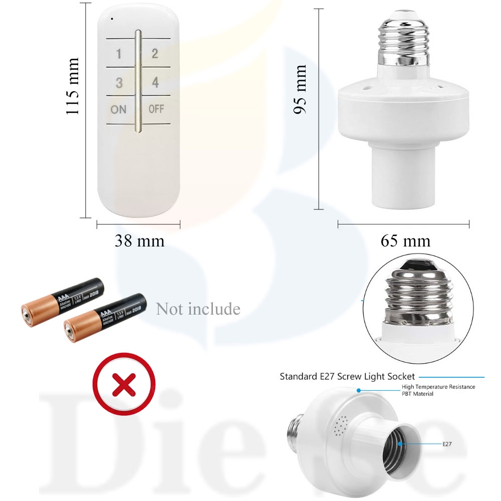 Đuôi Đèn EWelink WiFi Thông Minh Điều Khiển Từ Xa E27 110V 220V