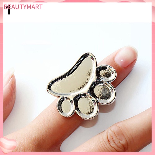 Nhẫn Hở Hình Dấu Chân Mini Trang Trí Móng Tay Nghệ Thuật Cho Nữ [beautymart]