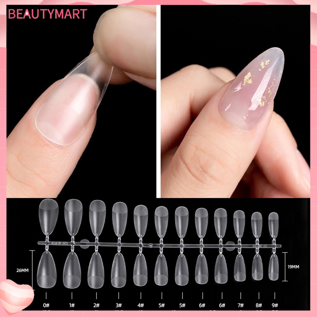 Hộp 240 Phụ Kiện Trang Trí Móng Tay Trong Suốt Siêu Mỏng Tiện Dụng