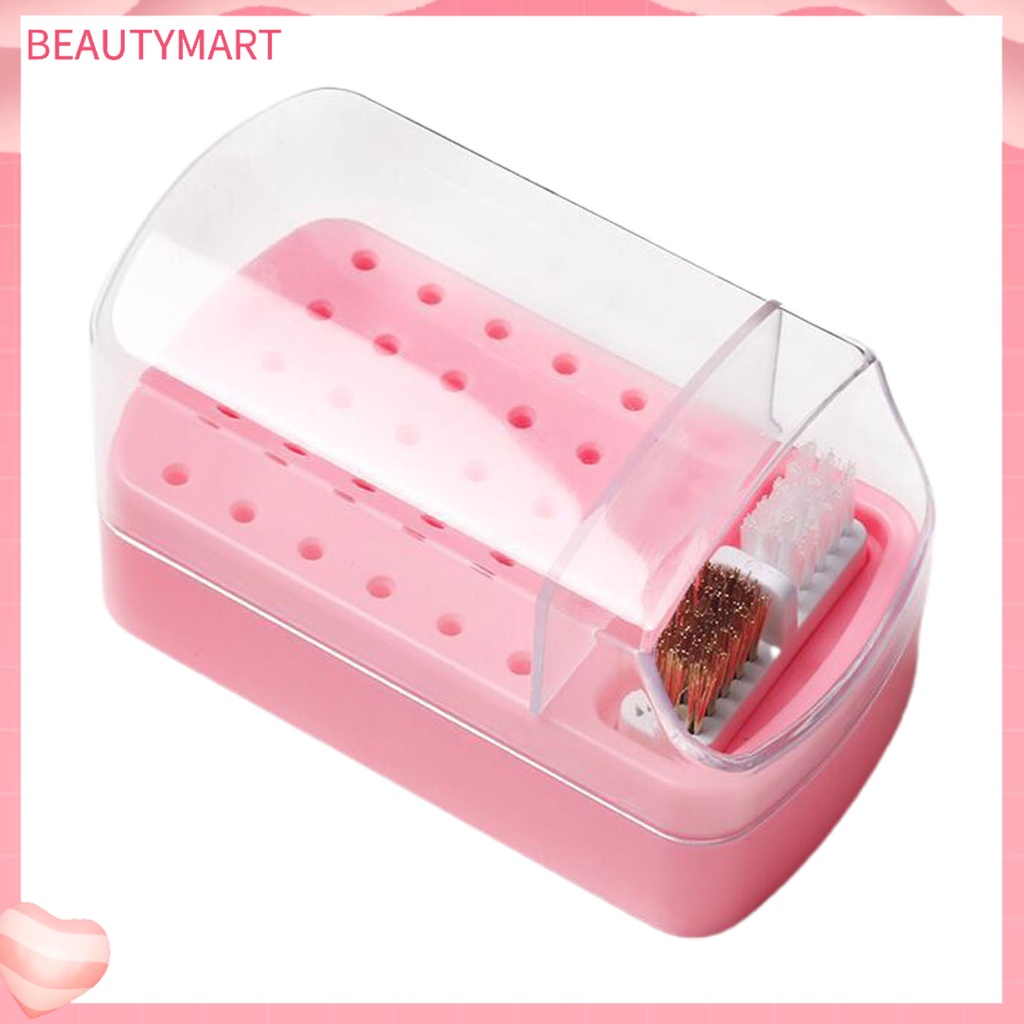 Giá Đỡ Mũi Khoan Móng Tay 30 Ngăn Chống Bụi Có Thể Giặt Lại Tiện Dụng