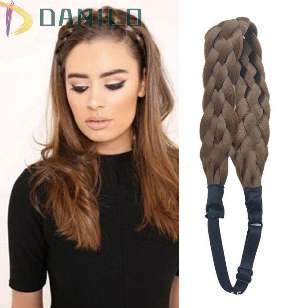 Cài Tóc Giả Thắt Bím Phong Cách Bohemian Dành Cho Nữ