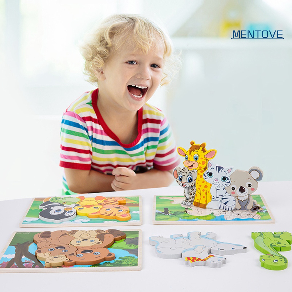 [MT] Đồ Chơi Xếp Hình Động Cơ Ba Chiều Bằng Gỗ Mịn Mượt Có Khả Năng Cảm Giác Cầm Tay Thích Hợp Làm Quà Tặng