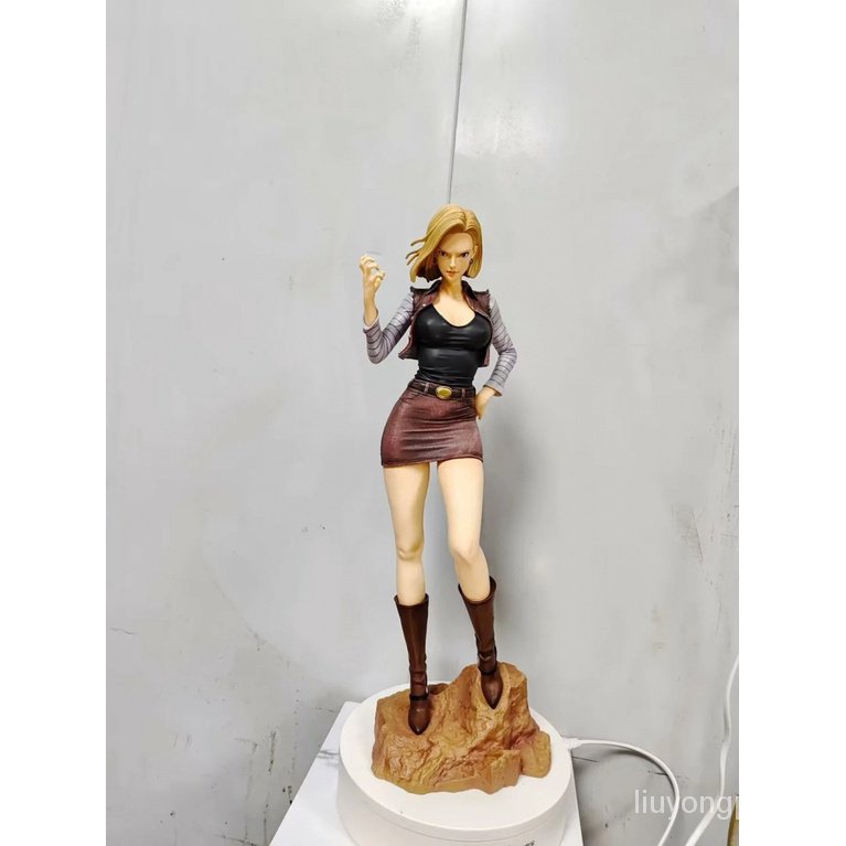 Super Saiyan GK Super Magic mobile artificial man 18 standing statue model boxed hand-held 7BHN