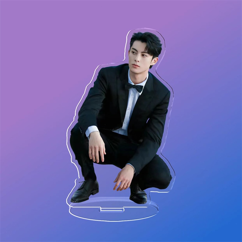 Hot sale hot sale hot sale Bánh sandwich Hai Mặt Bằng acrylic In Họa Tiết Chim Hạc Điện Từ Dùng Trang Trí Bàn Làm Việc Giao Hàng Nhanh Chóng xiaoduo