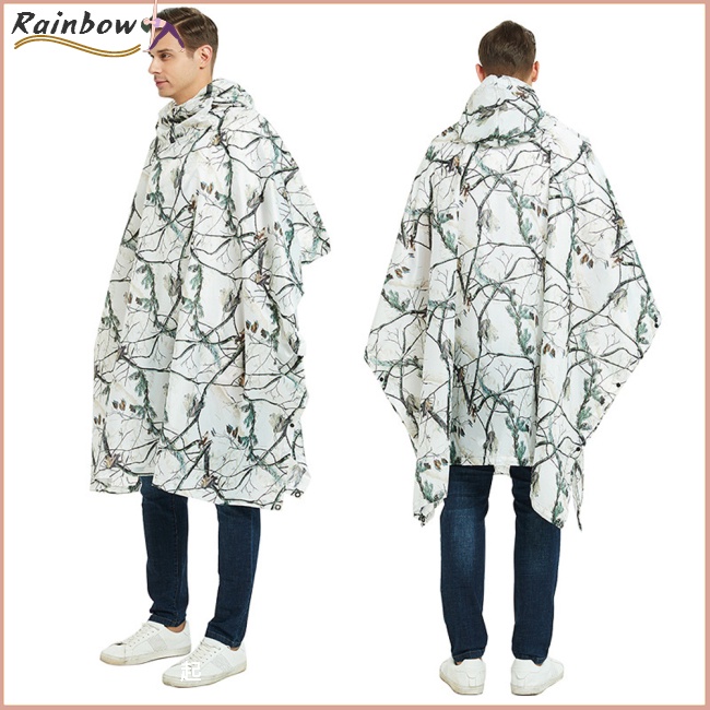Áo Mưa Họa Tiết Rằn Ri Trọng Lượng Nhẹ Tùy Chỉnh Chống Thấm Nước Tiện Dụng Cho Chụp Ảnh Ngoài Trời