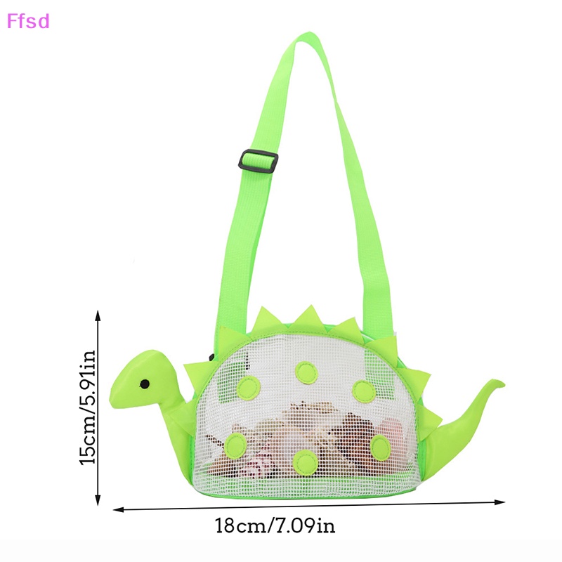 {Ffsd} Túi Lưới Đựng Đồ Chơi Đi Biển Ngoài Trời Cỡ Lớn Hình Khủng Long Màu Sắc Dành Cho Trẻ Em * Bán Chạy