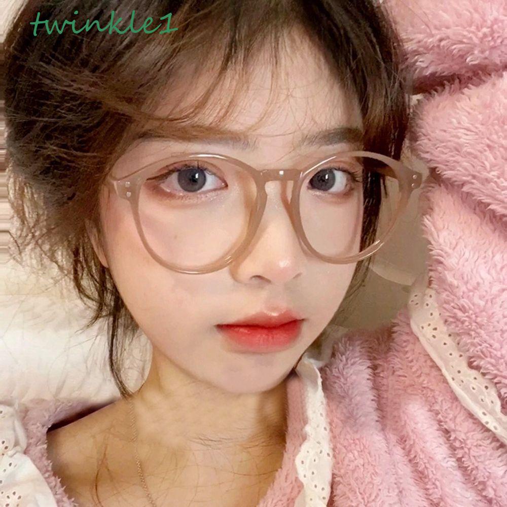 Kính Chống Bức Xạ Gọng Tròn Thời Trang Cho Nam Nữ