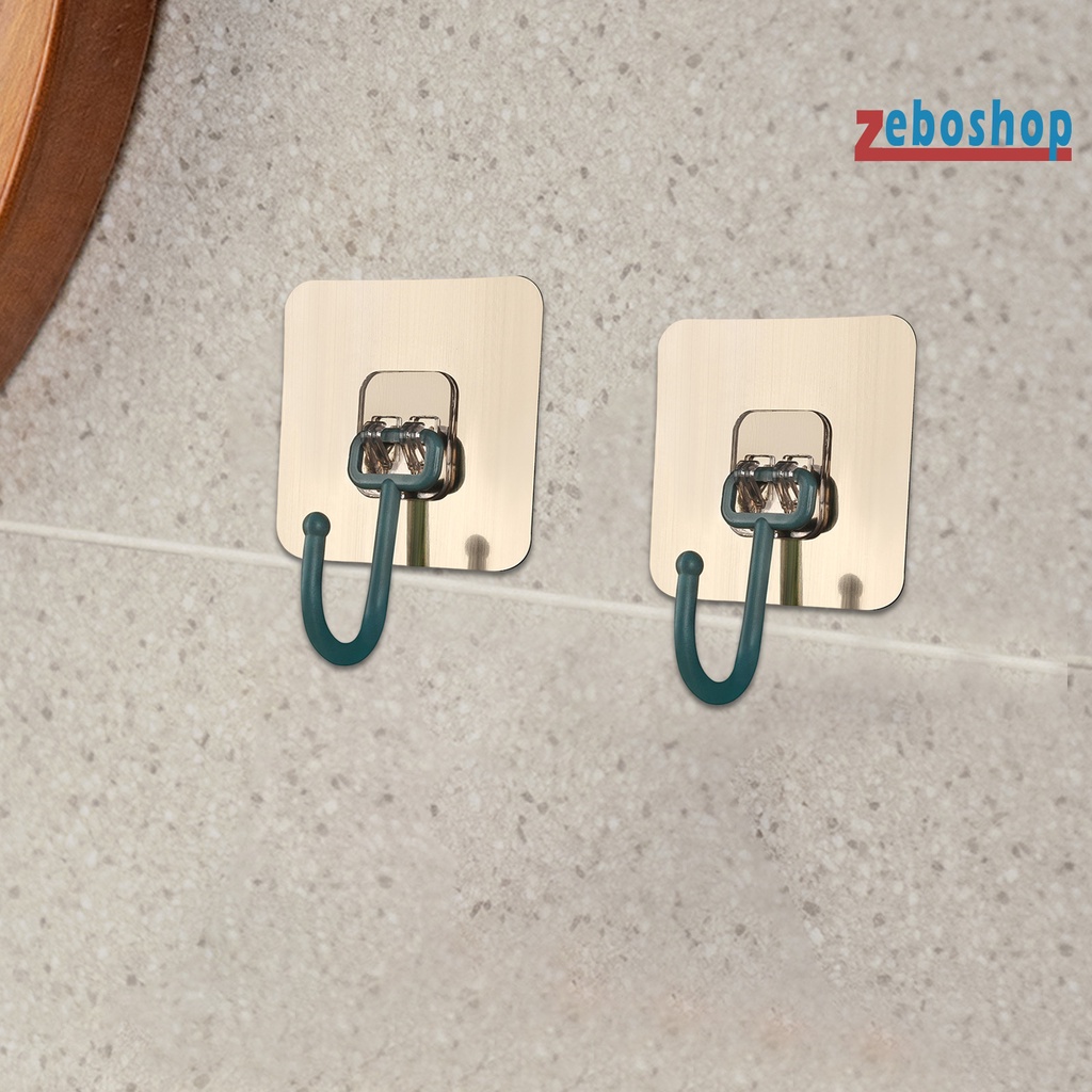 Set 5 Móc Treo Đồ Dán Tường Chịu Lực Tốt Không Để Lại Dấu Vết