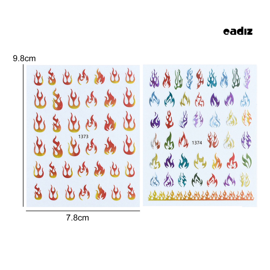 1 Bộ Miếng Dán Trang Trí Móng Tay Hình Bướm Nhiều Màu Sắc Bền Bỉ Tháo Rời Được