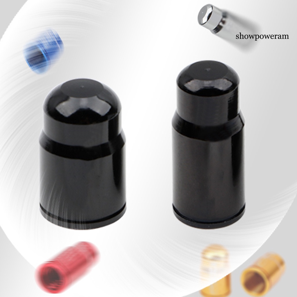 1 Cặp Nắp Van Xe Đạp Bằng Hợp Kim Nhôm Chống Bụi Độ Bền Cao