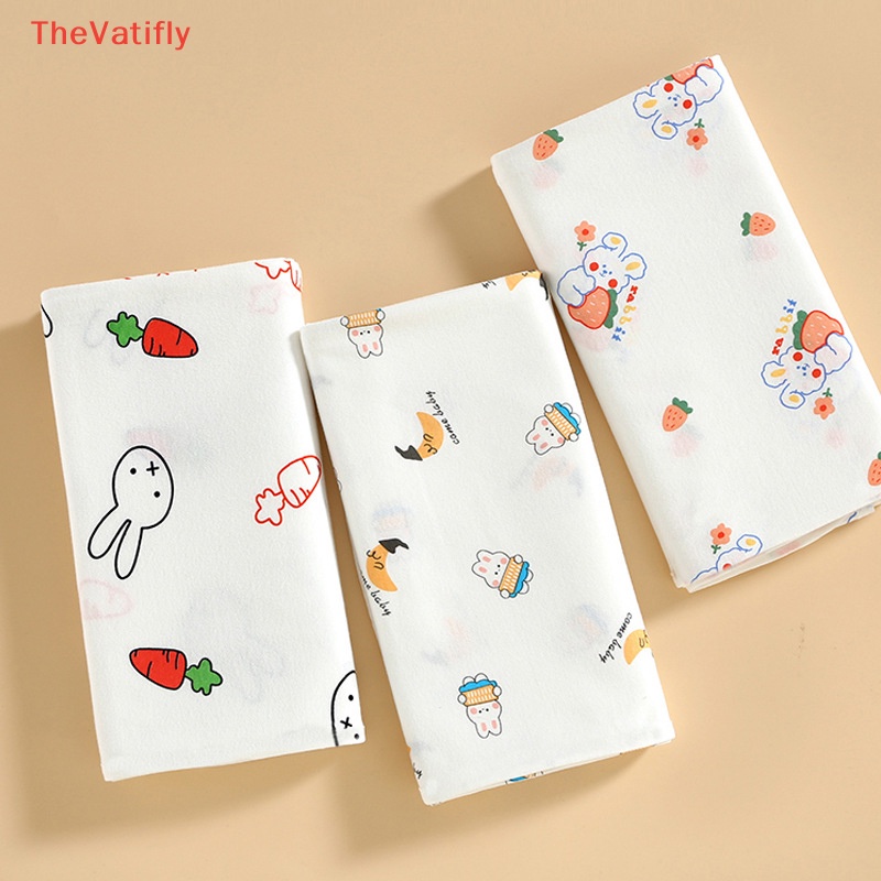 Chăn Quấn Em Bé Bằng Cotton Nguyên Chất 83x83cm In Họa Tiết Dễ Thương Tiện Dụng