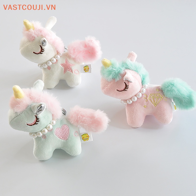 Móc Khóa Kỳ Lân Nhồi Bông Nhiều Màu Dễ Thương