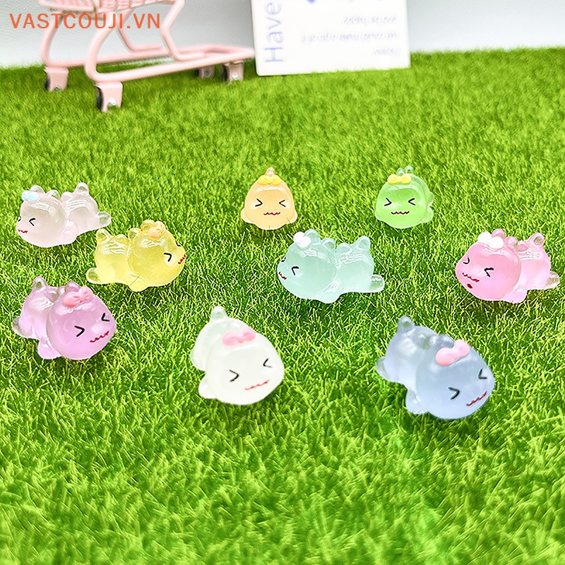 Bộ 10 Đồ trang trí VASTJI anime Bằng Nhựa resin Phát Quang Trang Trí DIY