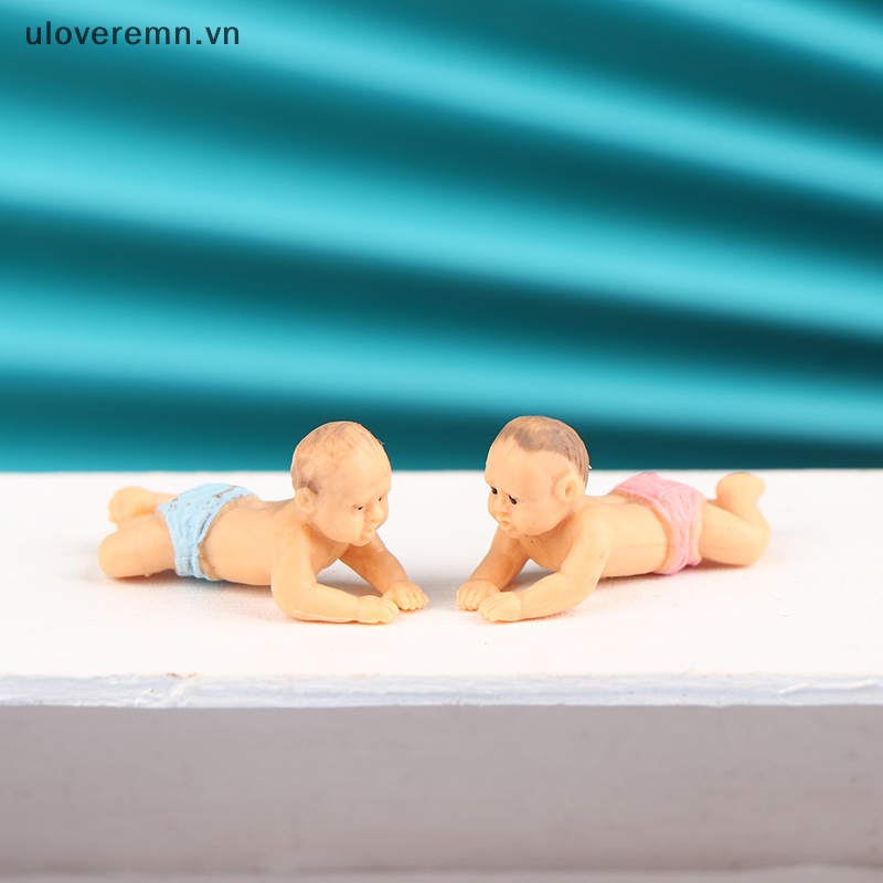 Mô Hình Búp Bê Em Bé Mini Dễ Thương Dùng Trang Trí