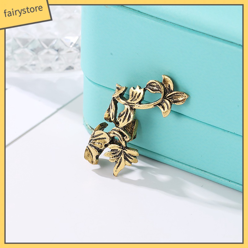 1 Khuyên Kẹp Vành Tai Hình Chiếc Lá Thời Trang Nữ